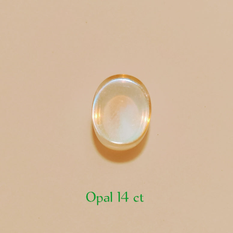 Water Opal ( Moothi) | Yellowish White Opal | 10-16 Carats