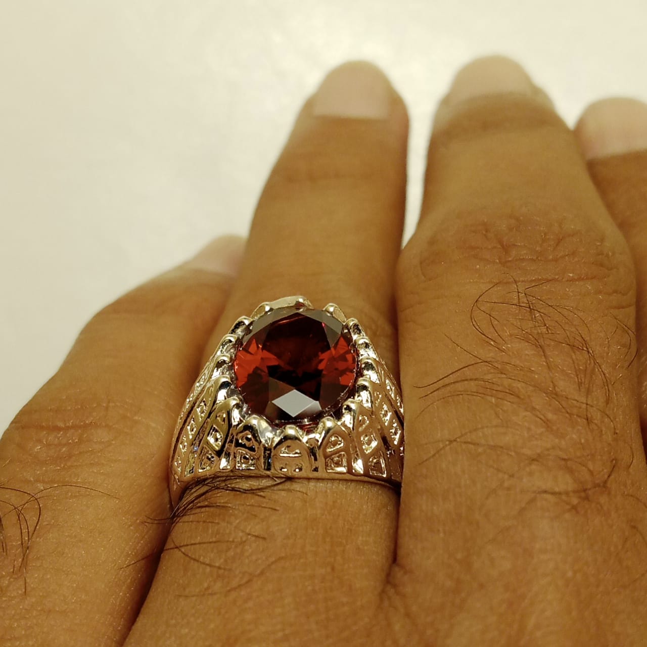 10 Carat Yaqoot Ring | Step Cut Ruby | Turkish Style Ring