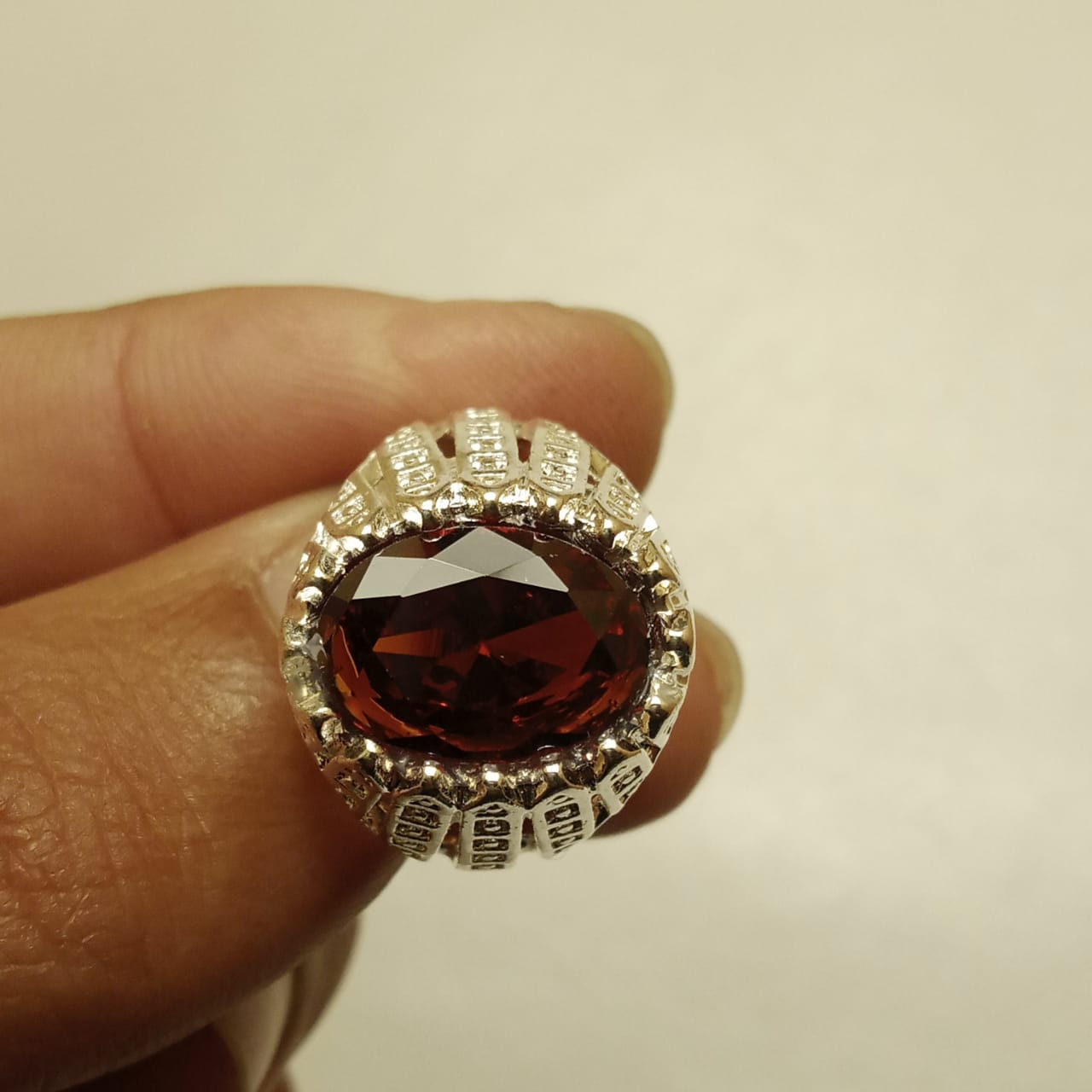 10 Carat Yaqoot Ring | Step Cut Ruby | Turkish Style Ring