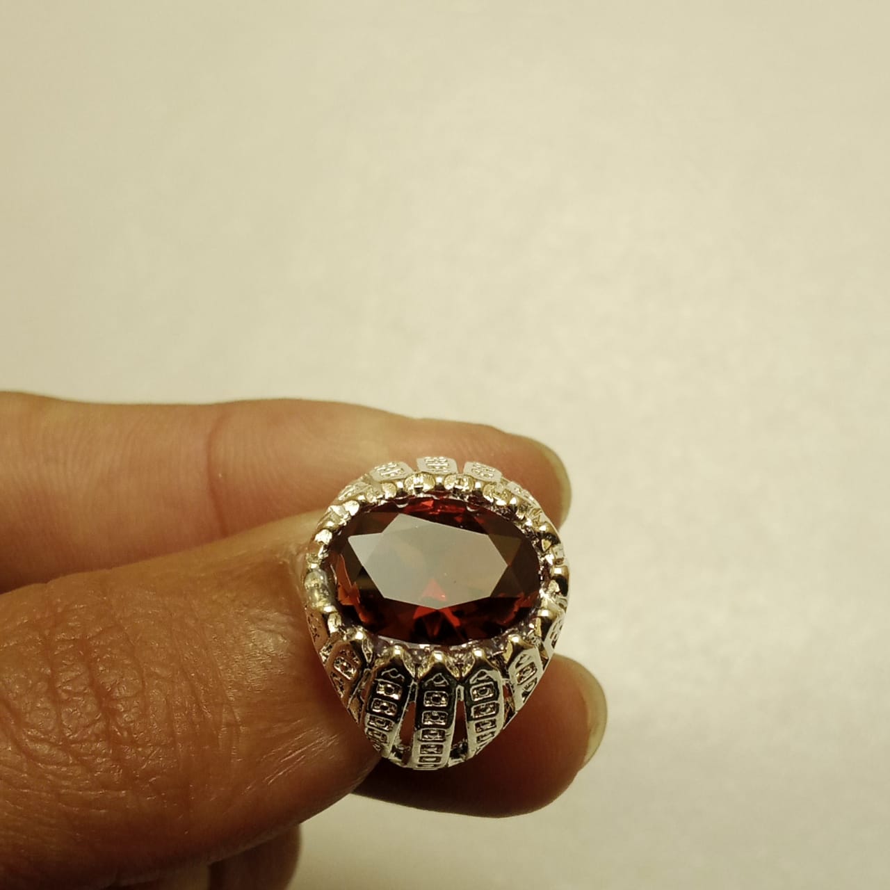 10 Carat Yaqoot Ring | Step Cut Ruby | Turkish Style Ring