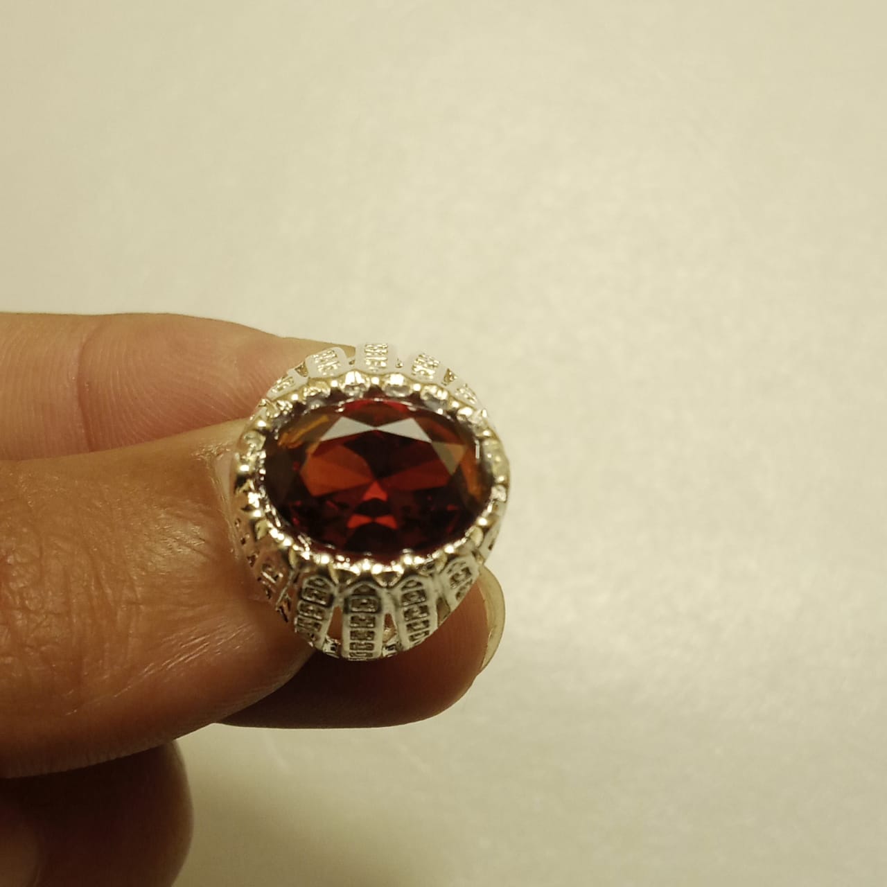 10 Carat Yaqoot Ring | Step Cut Ruby | Turkish Style Ring