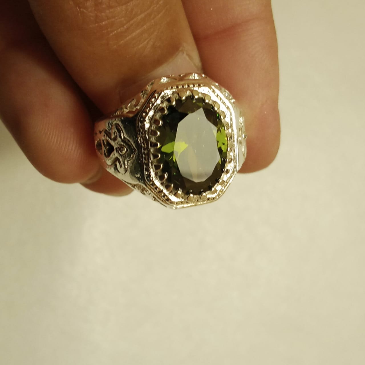 10 Carat Emerald Ring | Step Cut Zamrud | Italian Style Ring