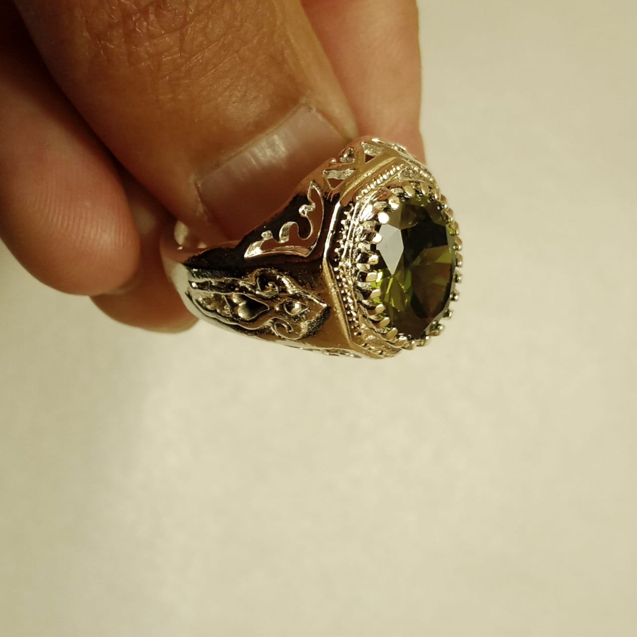 10 Carat Emerald Ring | Step Cut Zamrud | Italian Style Ring