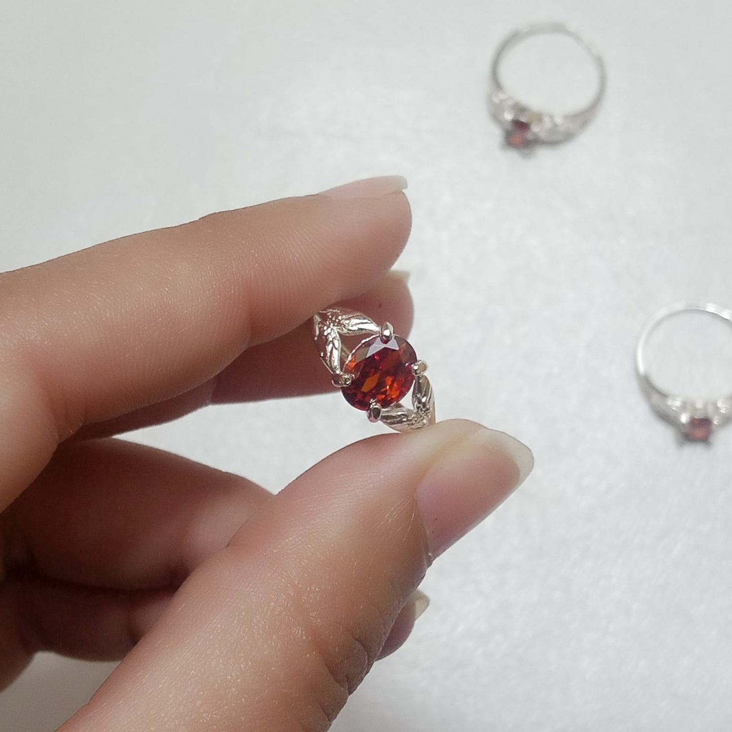 Ruby Female Ring | Step Cut | Yaqoot Ring | CODE R06