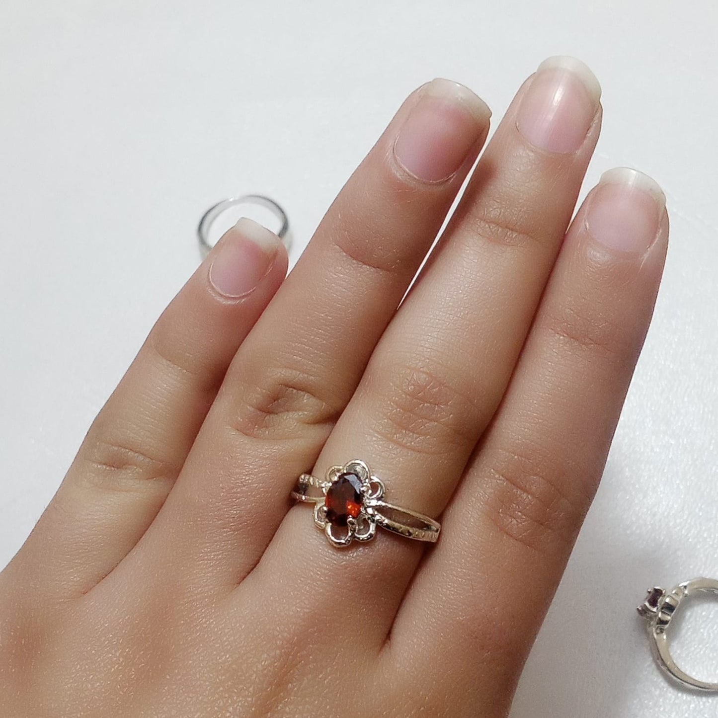 Ruby Female Ring | Step Cut | Yaqoot Ring | CODE R04