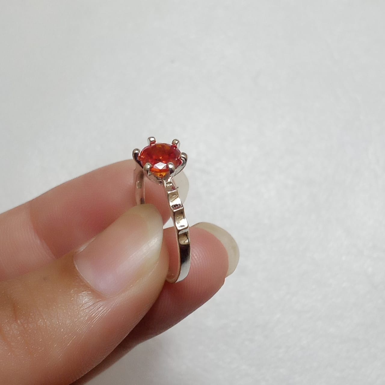 Ruby Female Ring | Diamond Step Cut | Yaqoot Ring | CODE R09