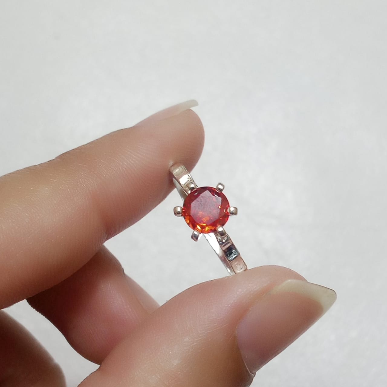 Ruby Female Ring | Diamond Step Cut | Yaqoot Ring | CODE R09