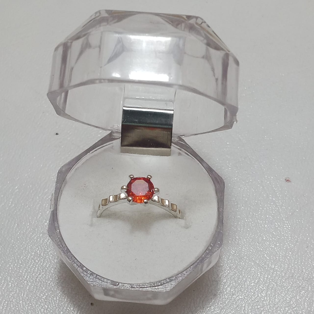 Ruby Female Ring | Diamond Step Cut | Yaqoot Ring | CODE R09
