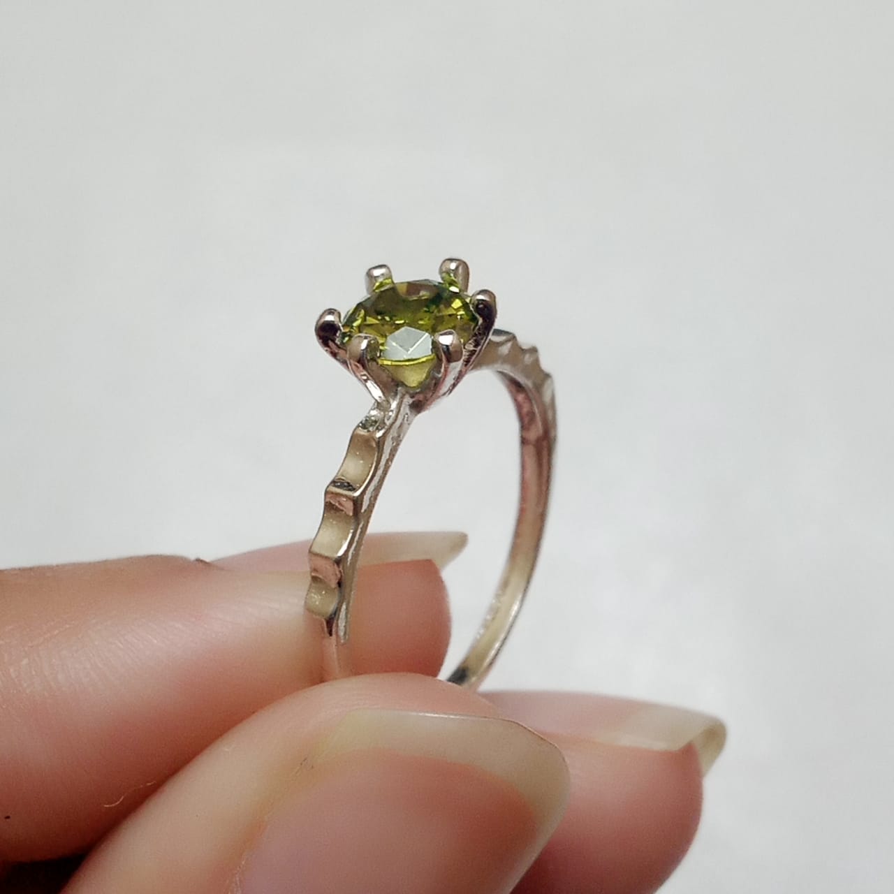Emerald Female Ring | Step Cut Zamrud | CODE E-17