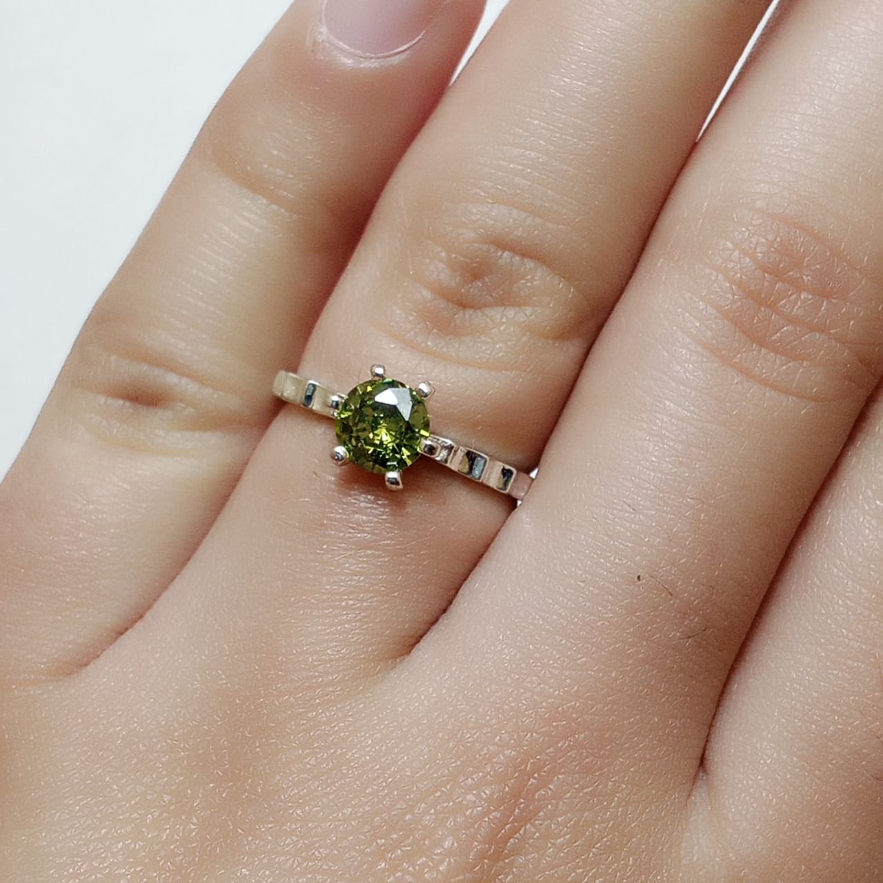 Emerald Female Ring | Step Cut Zamrud | CODE E-17