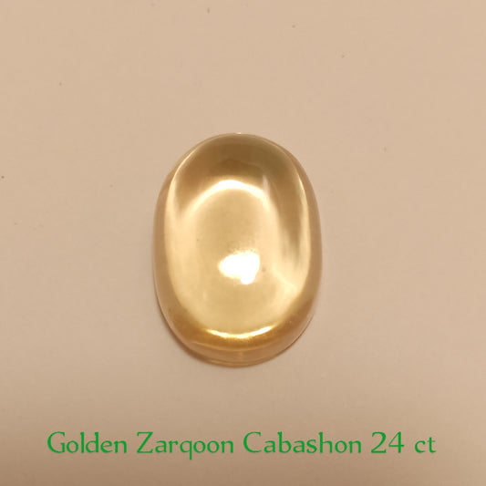 Golden Zircon | Cabochon Cutting