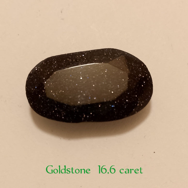 Goldstone | Golden and Black Color | Step Cutting