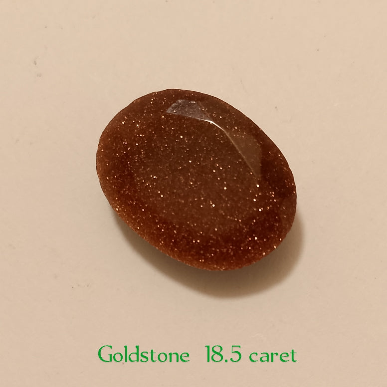 Goldstone | Golden and Black Color | Step Cutting
