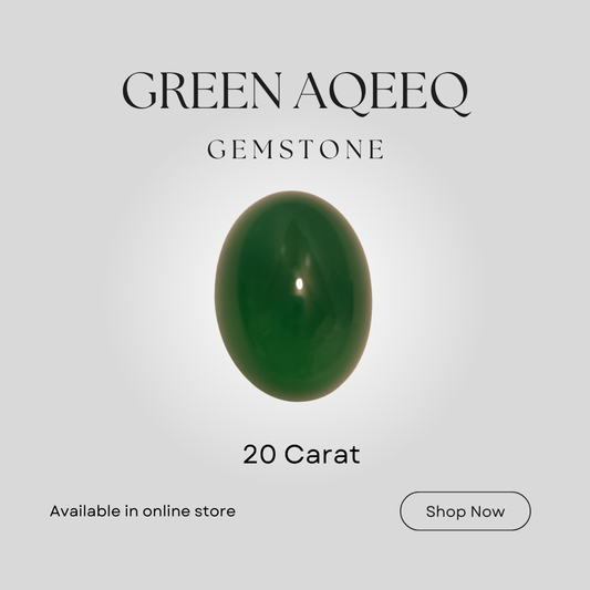 Green Aqeeq  | Cabochon Cutting