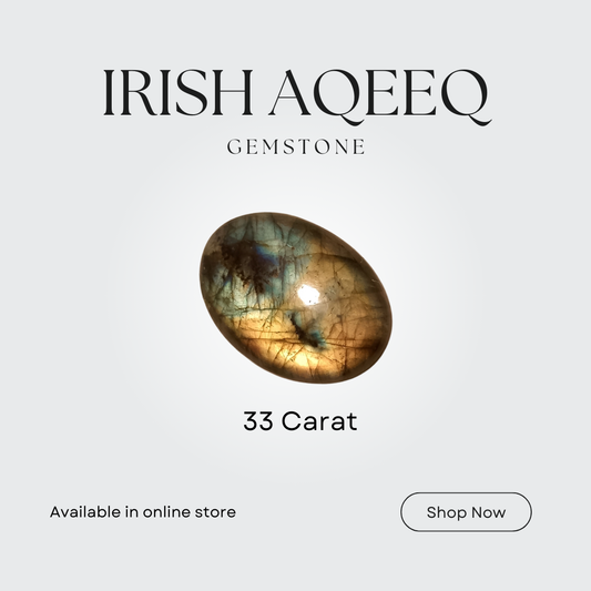 Irish Aqeeq (Rainbow color)  | Cabochon Cutting