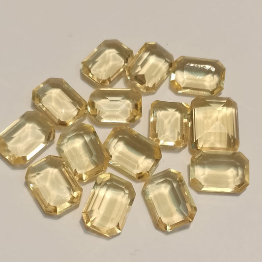 Pukhraj | Light Yellow Sapphire | Step Cutting