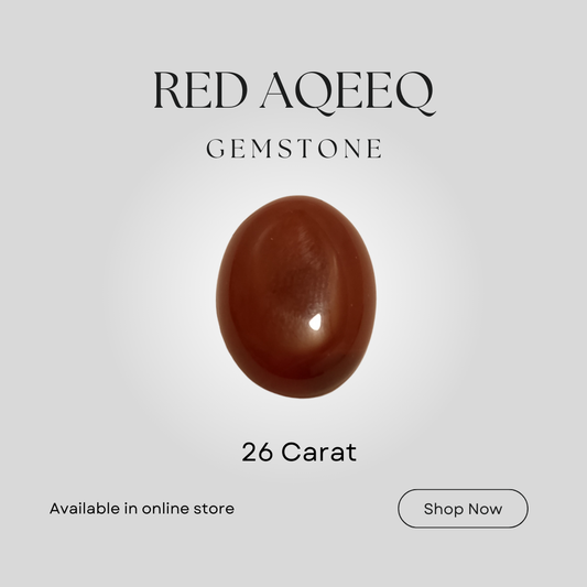 Yemeni Red Aqeeq | Oval shape Cabachon