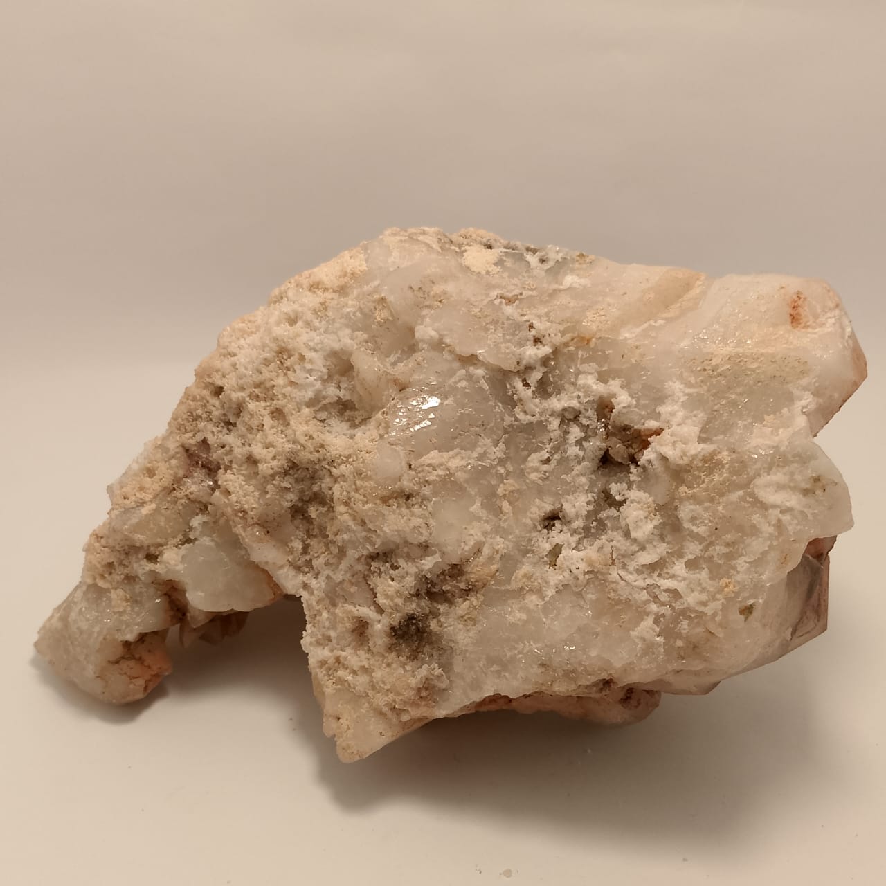 Stunning Amethyst Specimen Featuring Quartz, Calcite, Fluorite, and Iron Oxide Inclusions| 5000 carats | Rs45 per ct.