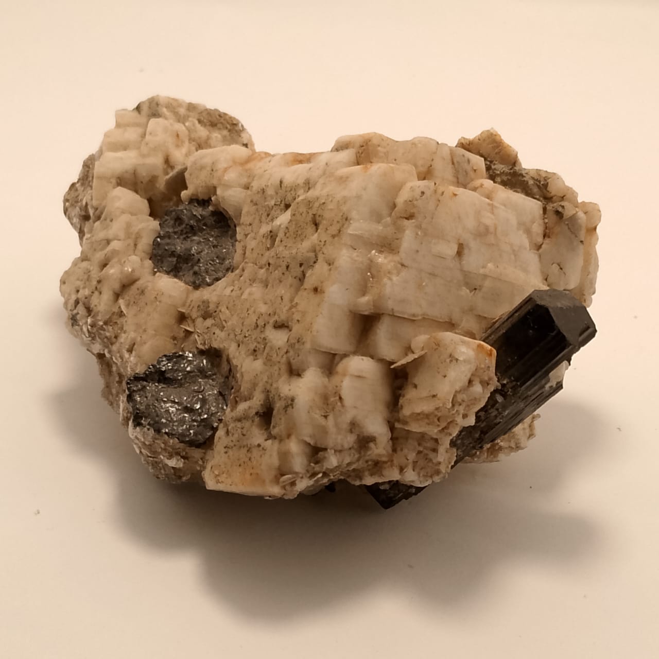 Natural Specimen along with Tourmaline crystals | 438g | Rs 200 per gram