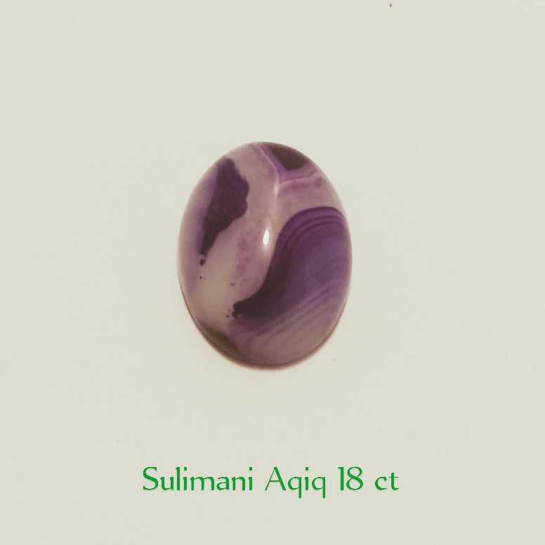 Sulaimani Aqeeq | Cabochon Cutting | 16-55 Carats