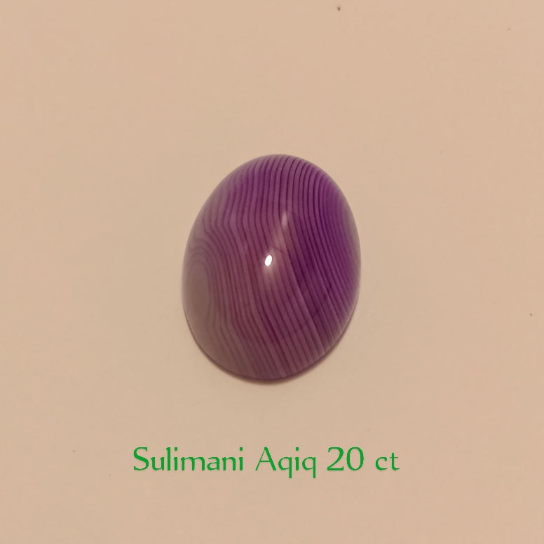 Sulaimani Aqeeq | Cabochon Cutting | 16-55 Carats
