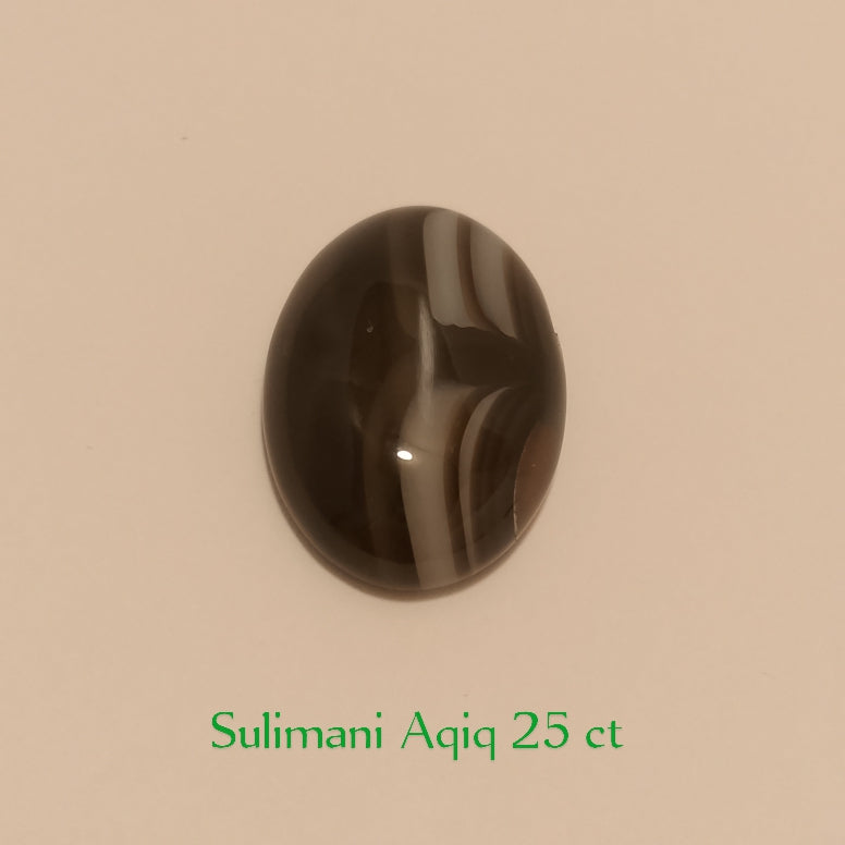 Sulaimani Aqeeq | Cabochon Cutting | 16-55 Carats