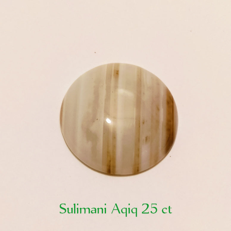 Sulaimani Aqeeq | Cabochon Cutting | 16-55 Carats