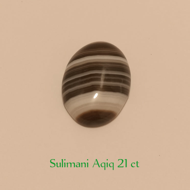 Sulaimani Aqeeq | Cabochon Cutting | 16-55 Carats
