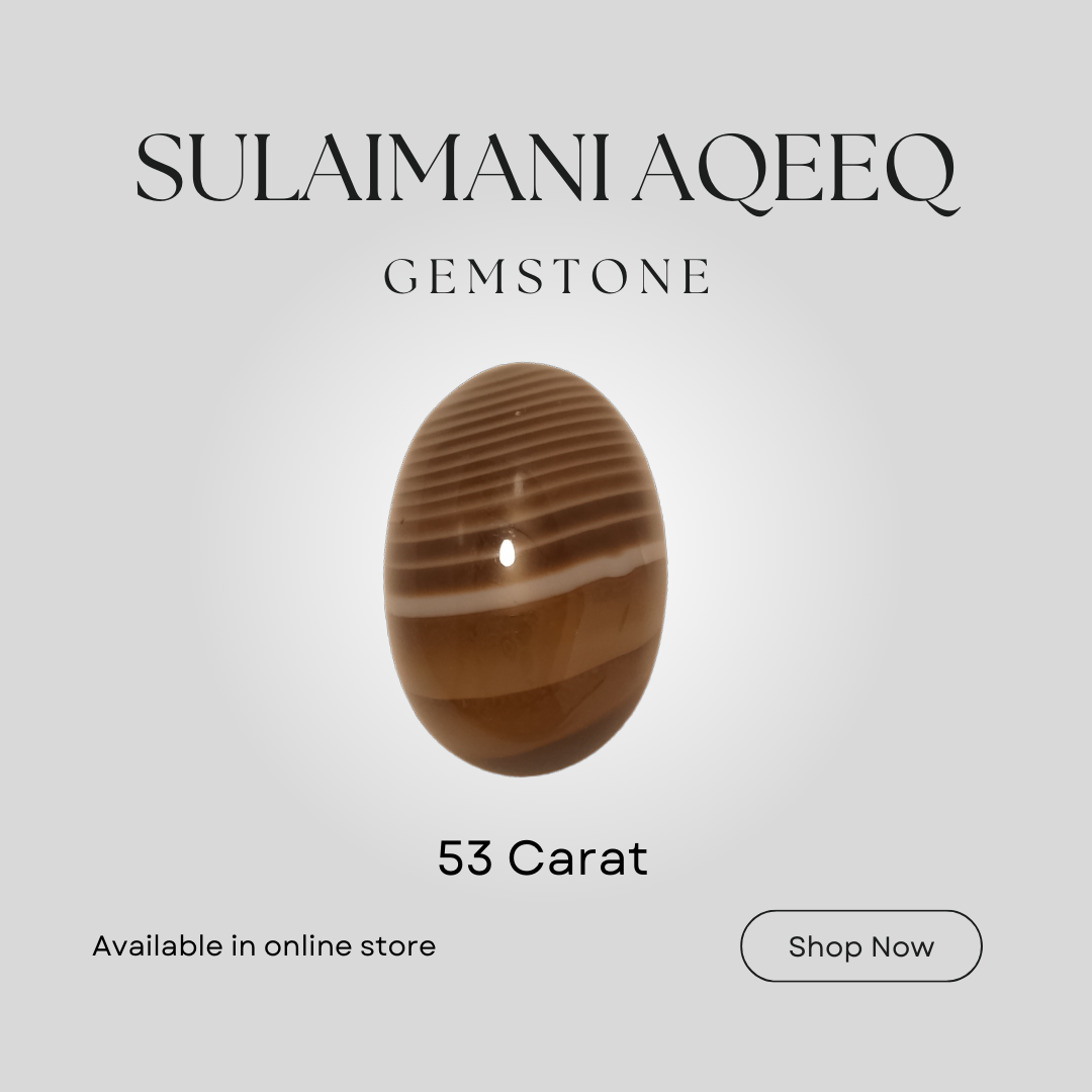 Sulaimani Aqeeq | Cabochon Cutting | 16-55 Carats