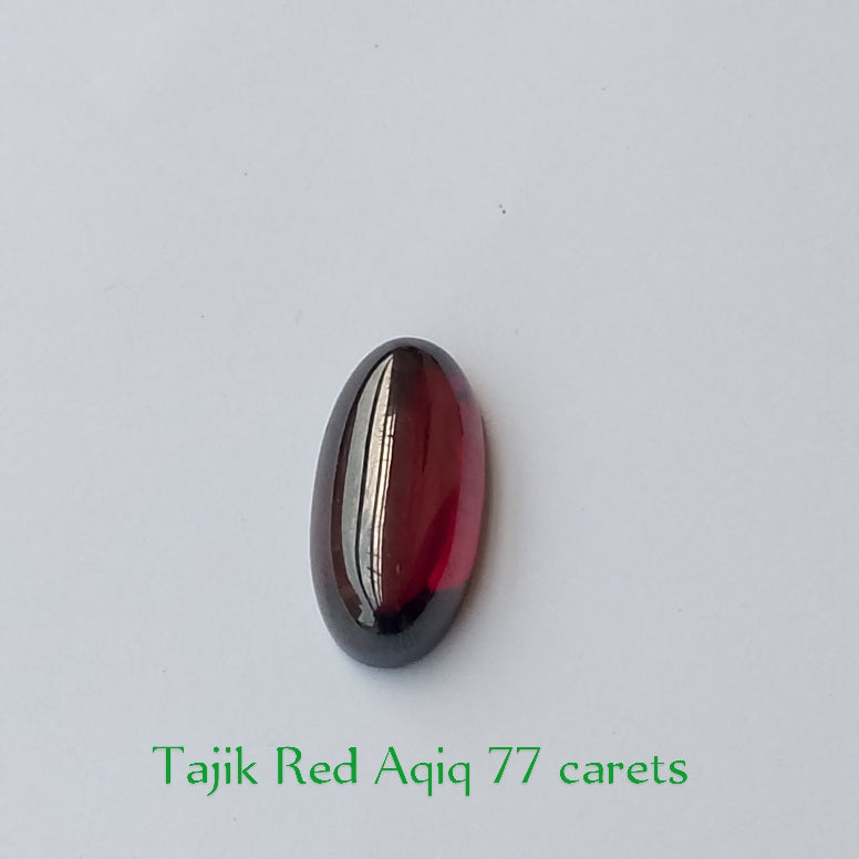 Tajik Red Aqeeq (dark red)  | Cabochon Cutting