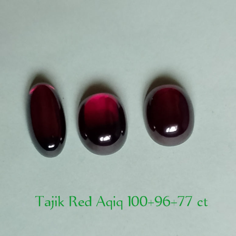 Tajik Red Aqeeq (dark red)  | Cabochon Cutting