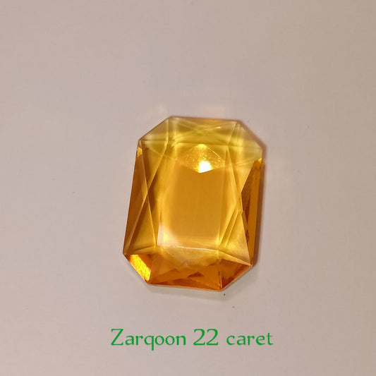 Yellow Zircon | Step Cutting