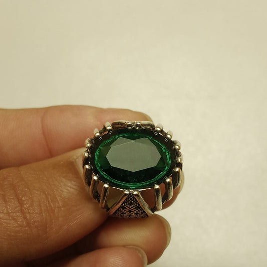 15 Carat Yaqoot Ring | Step Cut Ruby | Turkish Style Ring