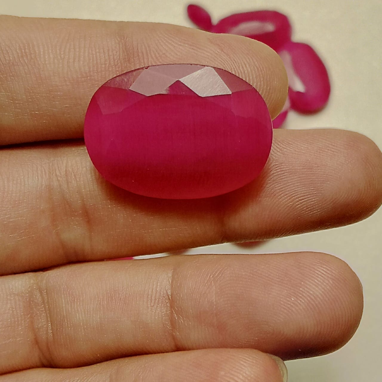 Ruby Yaqoot (Lal Stone) | Step cutting | 24 to 76 Carat