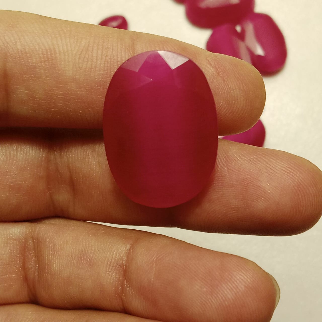 Ruby Yaqoot (Lal Stone) | Step cutting | 24 to 76 Carat