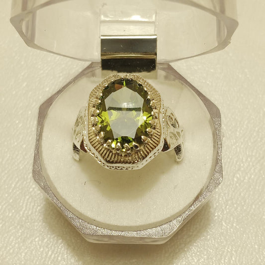 10 Carat Emerald Ring | Step Cut Zamrud | Italian Style Ring