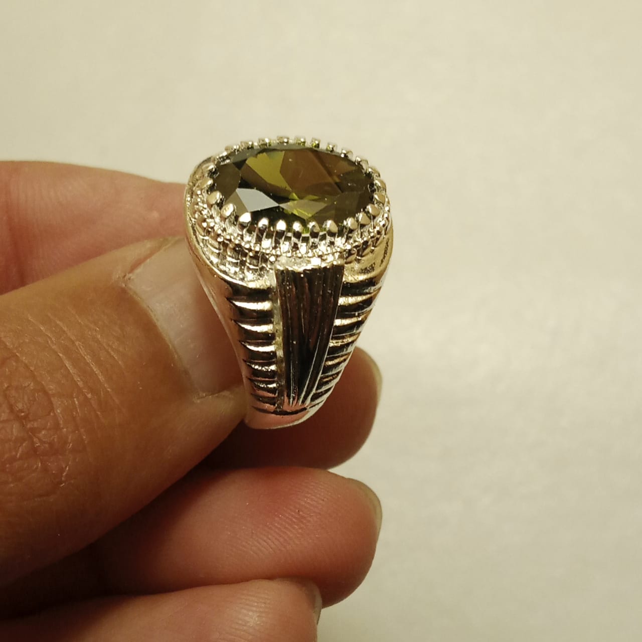 10 Carat Emerald Ring | Step Cut Zamrud | Italian Style Ring