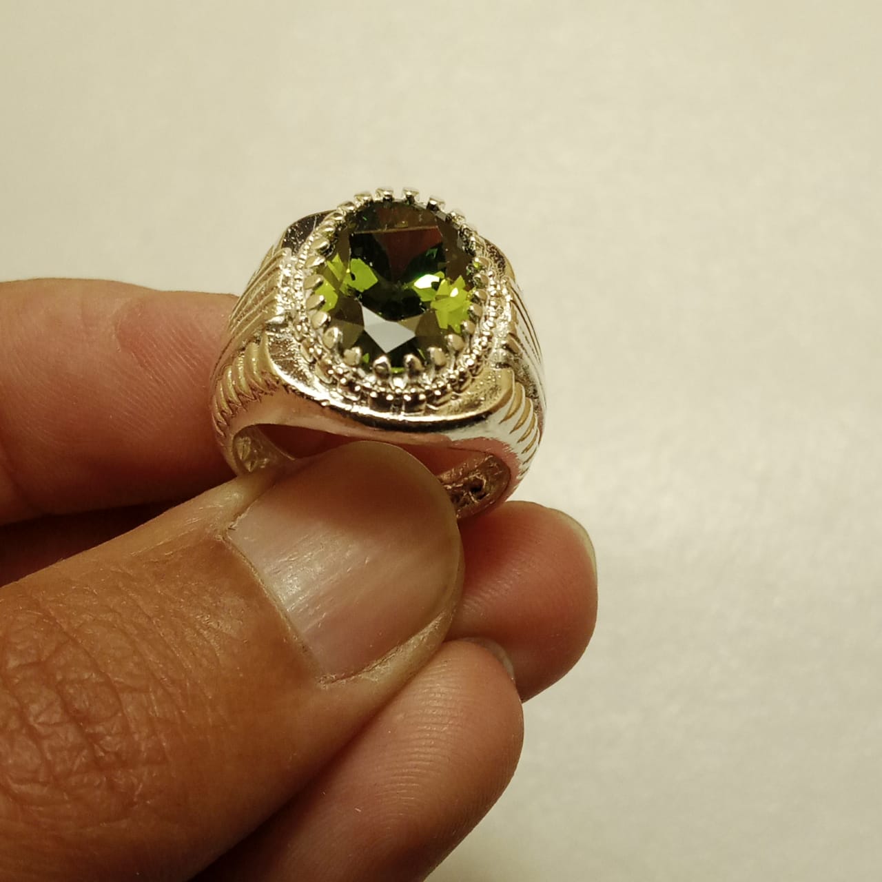 10 Carat Emerald Ring | Step Cut Zamrud | Italian Style Ring