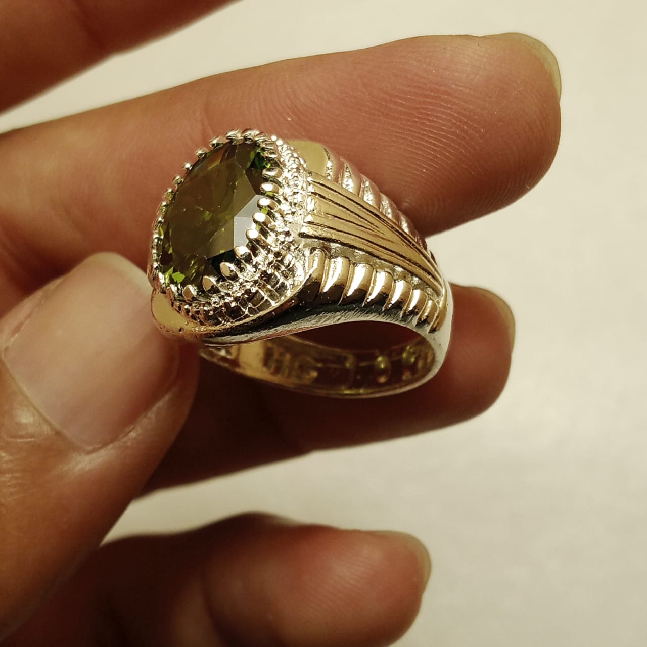 10 Carat Emerald Ring | Step Cut Zamrud | Italian Style Ring