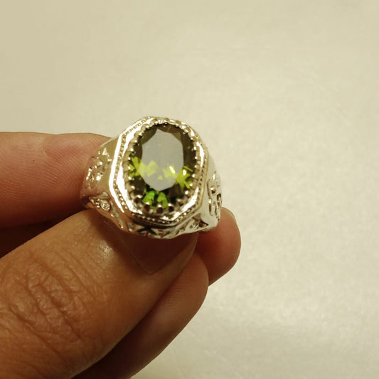 10 Carat Emerald Ring | Step Cut Zamrud | Italian Style Ring