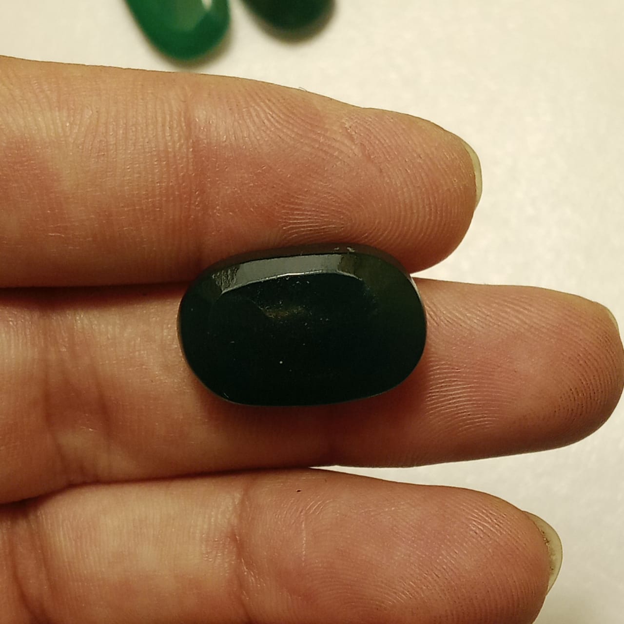 Panna (zamrud) | Step Cutting | Vitreous Dark Green color