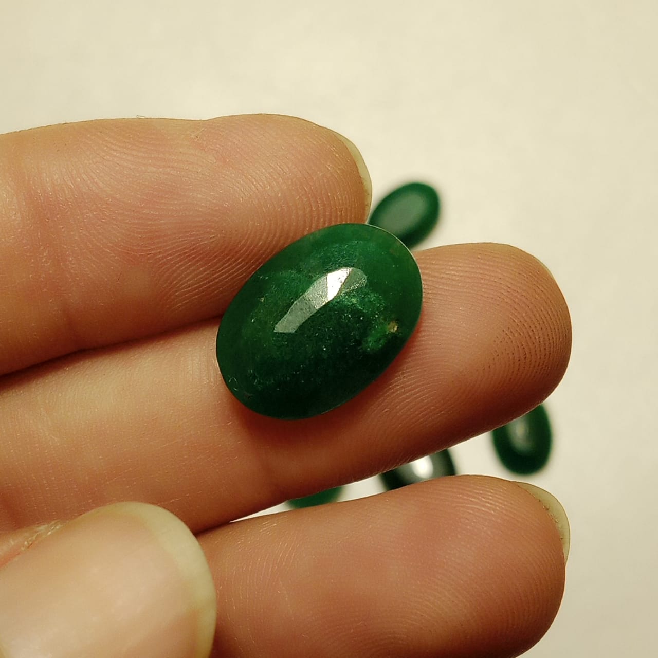 Zamrud | Step Cutting | Vitreous Dark Green color