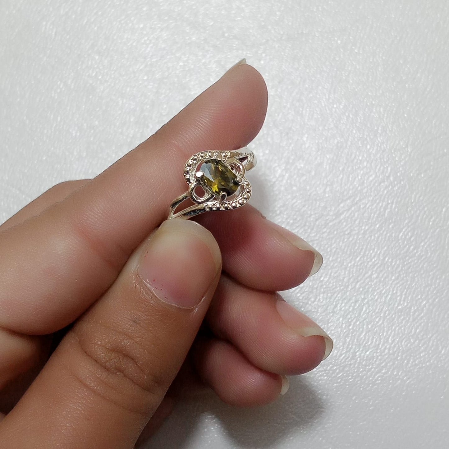 Emerald Female Ring | Step Cut Zamrud  | CODE E-14