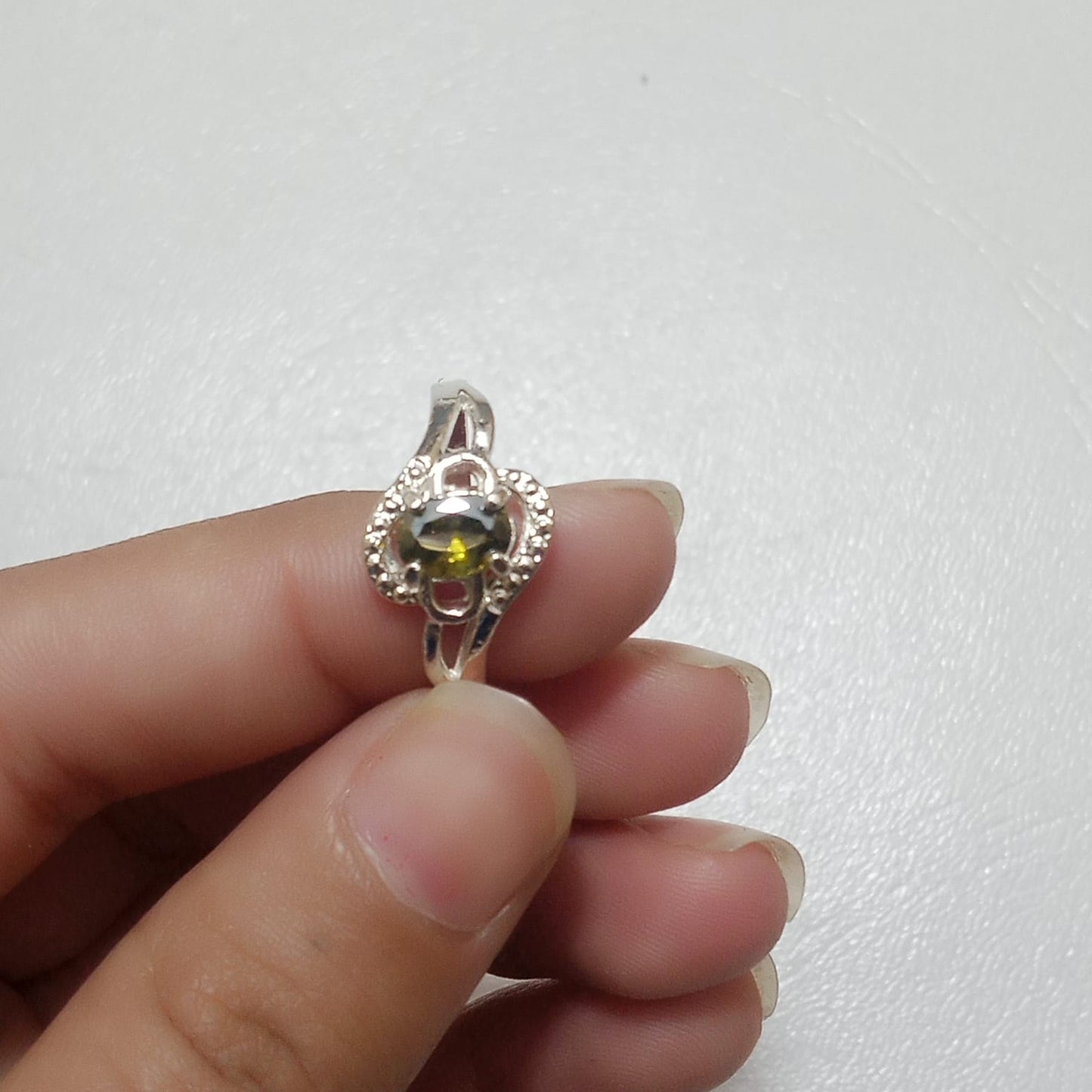 Emerald Female Ring | Step Cut Zamrud  | CODE E-14