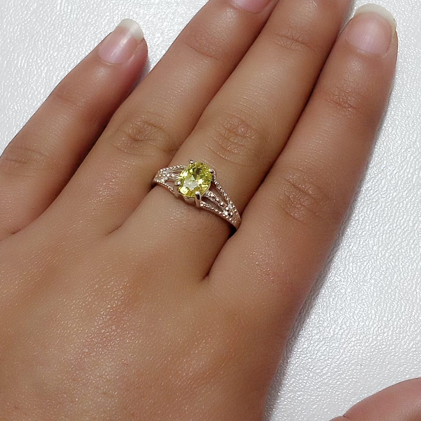 Emerald Female Ring | Step Cut Zamrud | CODE E-11