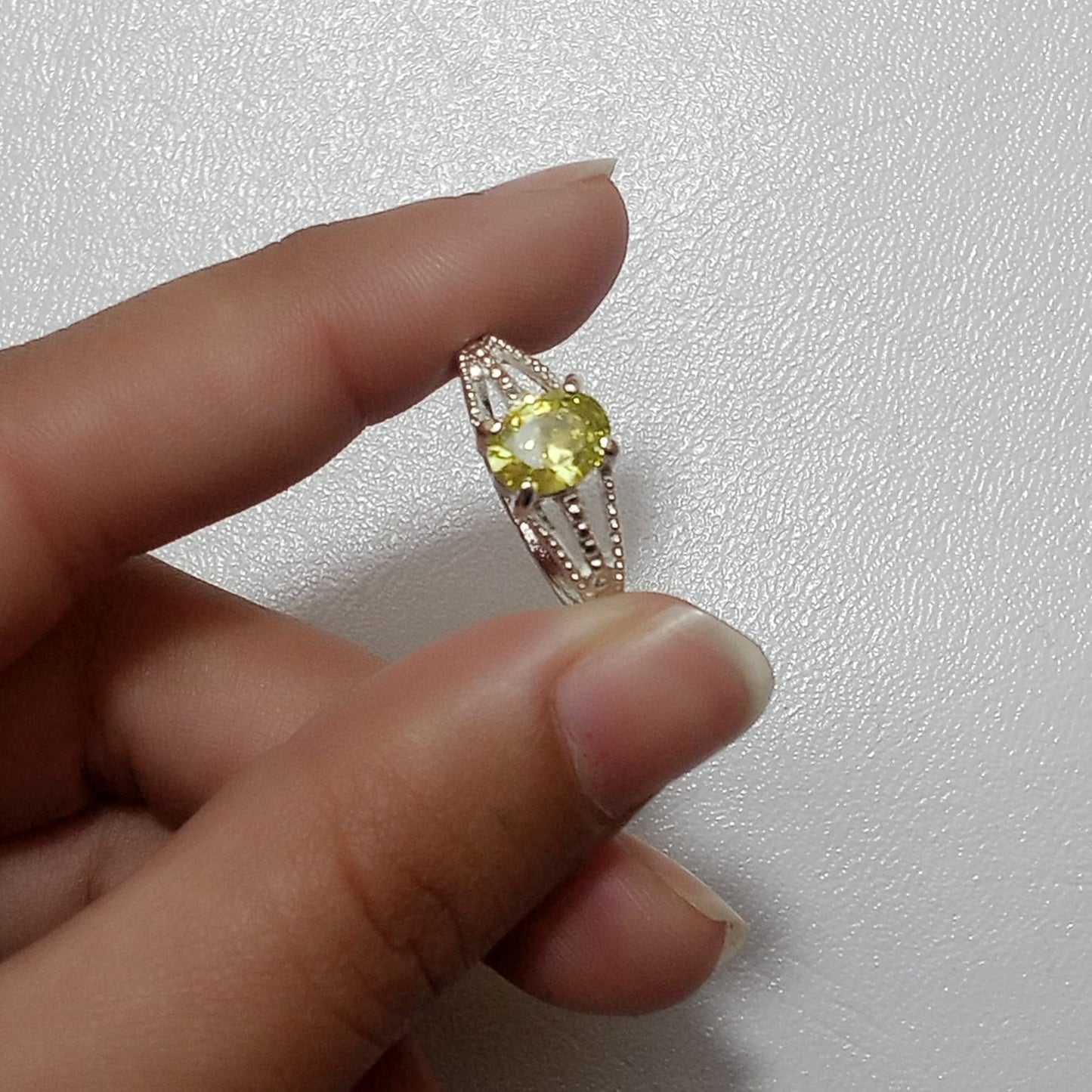 Emerald Female Ring | Step Cut Zamrud | CODE E-11