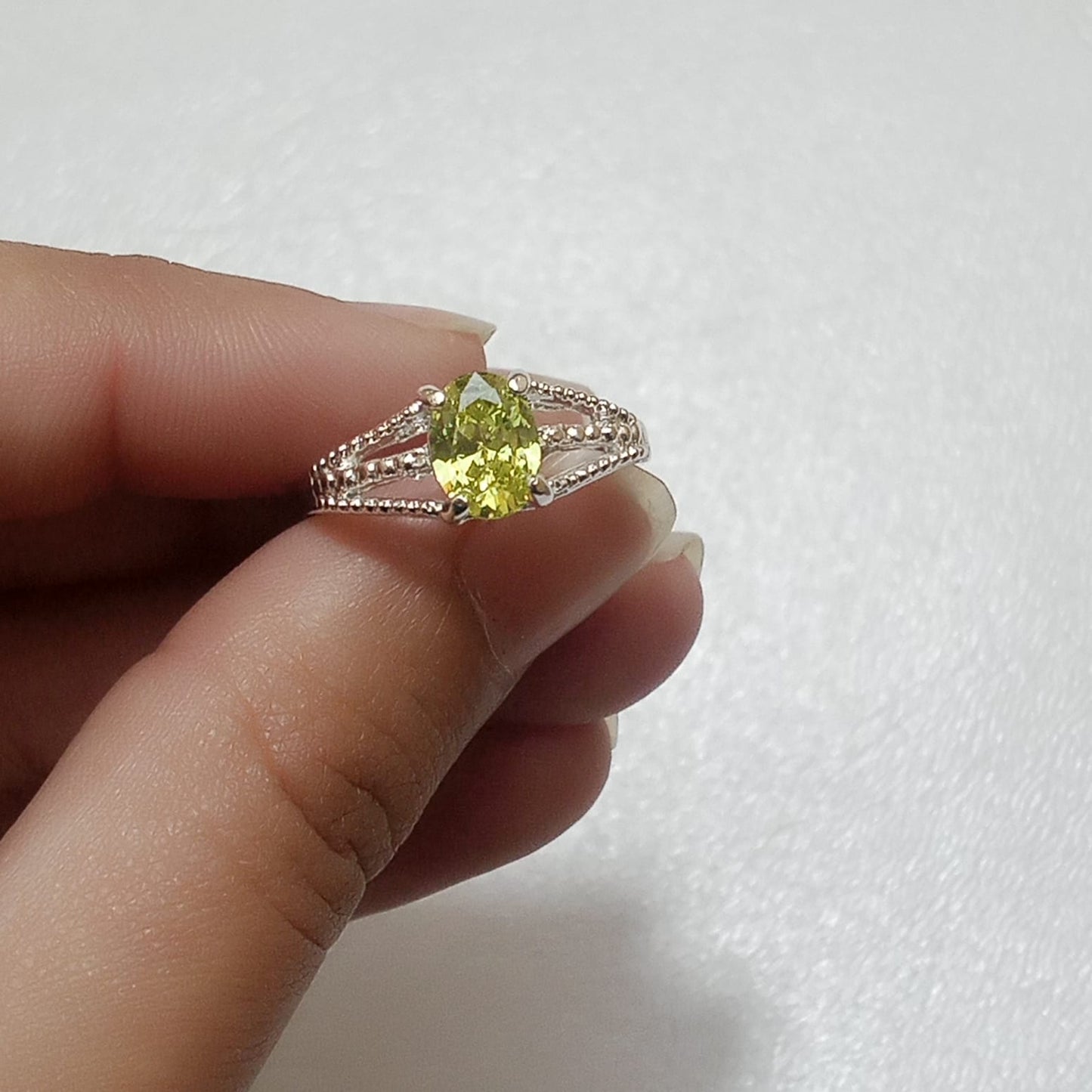 Emerald Female Ring | Step Cut Zamrud | CODE E-11