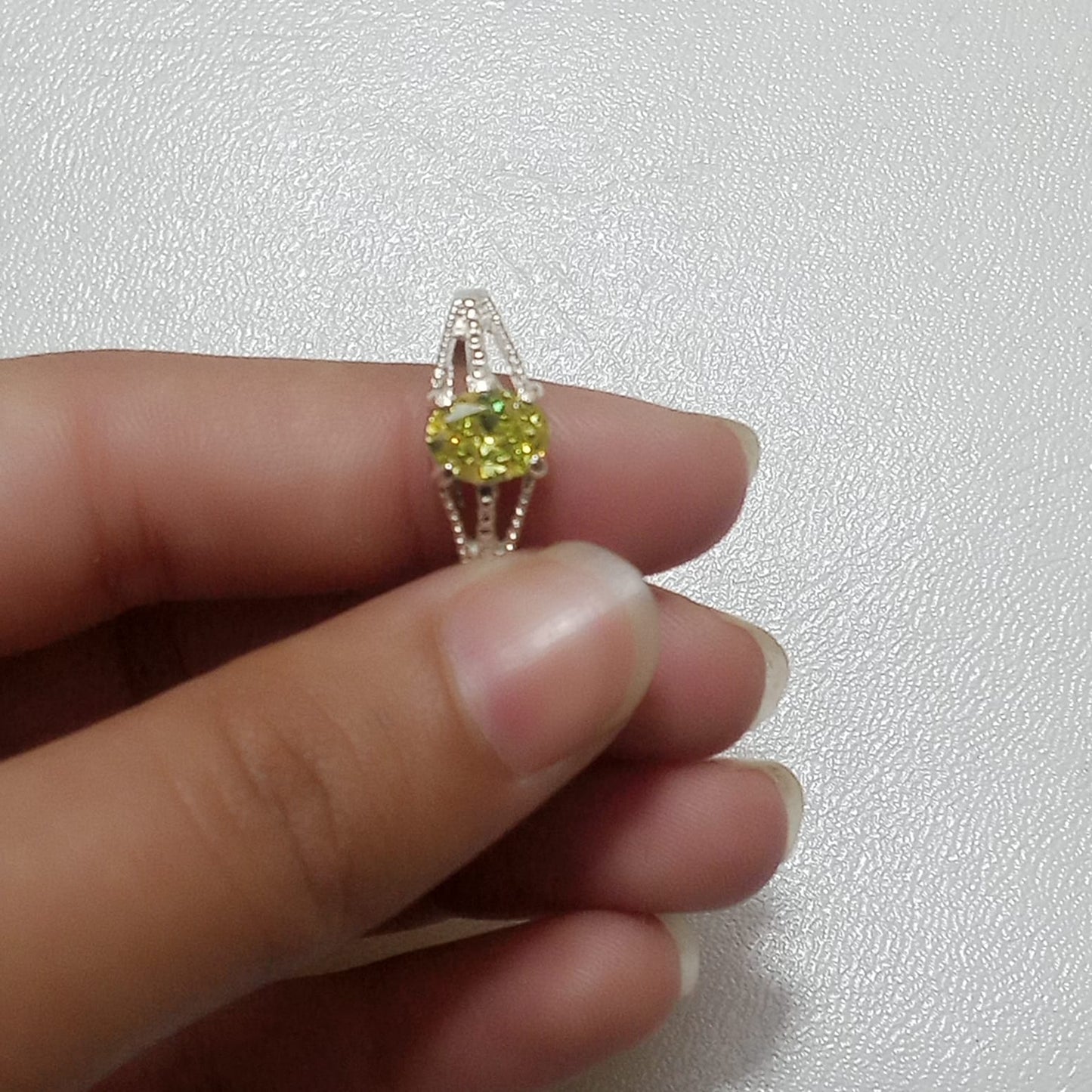 Emerald Female Ring | Step Cut Zamrud | CODE E-11