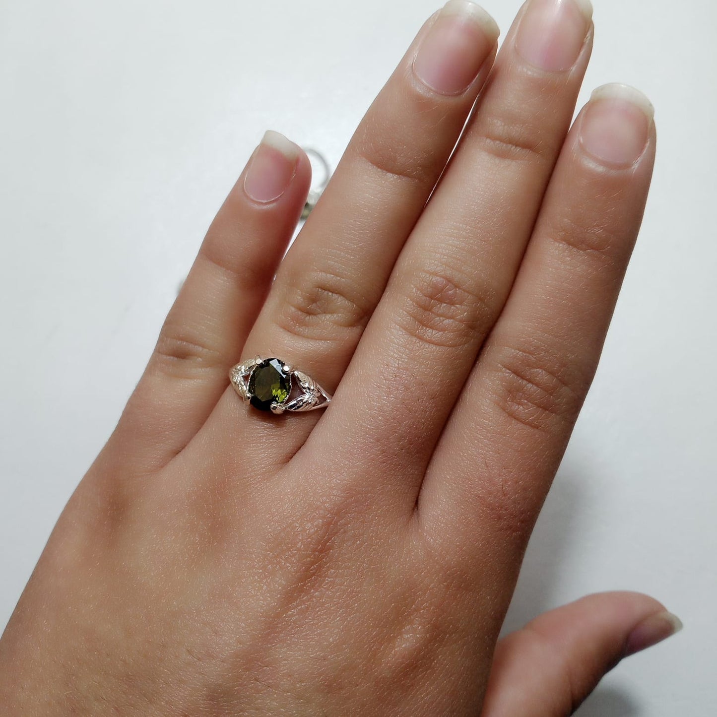 Emerald Female Ring | Step Cut Zamrud  |  CODE E-15