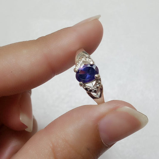 Neelam Female Ring | Step Cut | CODE N-19